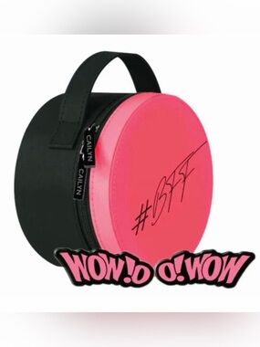 GOLD LUSH NWOT Cailyn #BFF‎ Pink/Black Round Bag